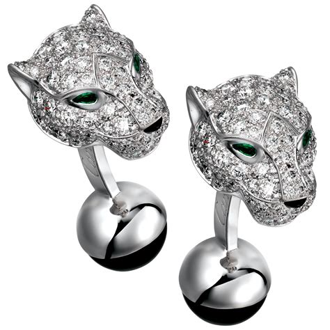 cartier panther cufflinks replica|best panthere de cartier.